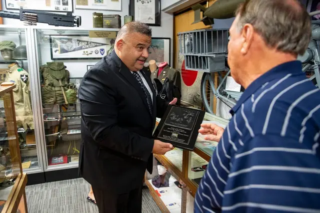 Photo for the story Piece of Korean War Memorial Finds Home at Naples Museum of Military History
