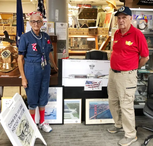 Barbra Pohn, Daughter of the WWII Rosie the Riveter with George Gully