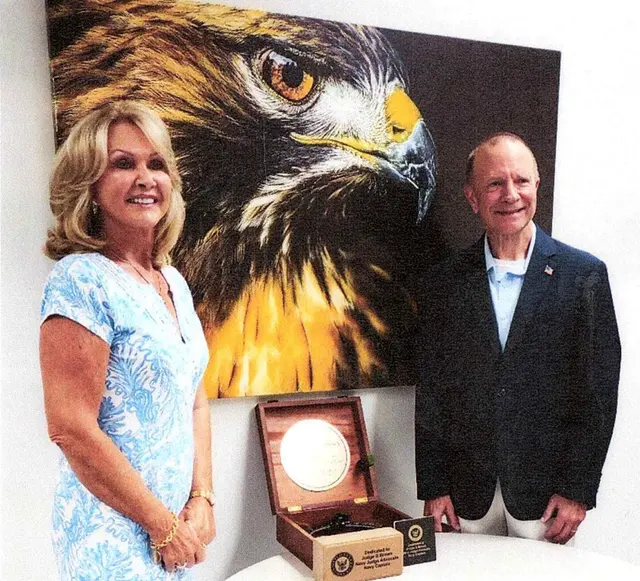 Us Navy Capt. Glenn Brown + Wife – Navy Judge Advocate